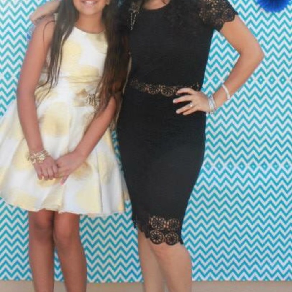 Cute two piece black dress